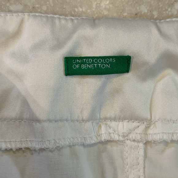 United Colors of Benetton Skirt Sz 42 White - Picture 4 of 8